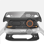 Apple Watch Case With Built-In Tempered Glass Screen Cover