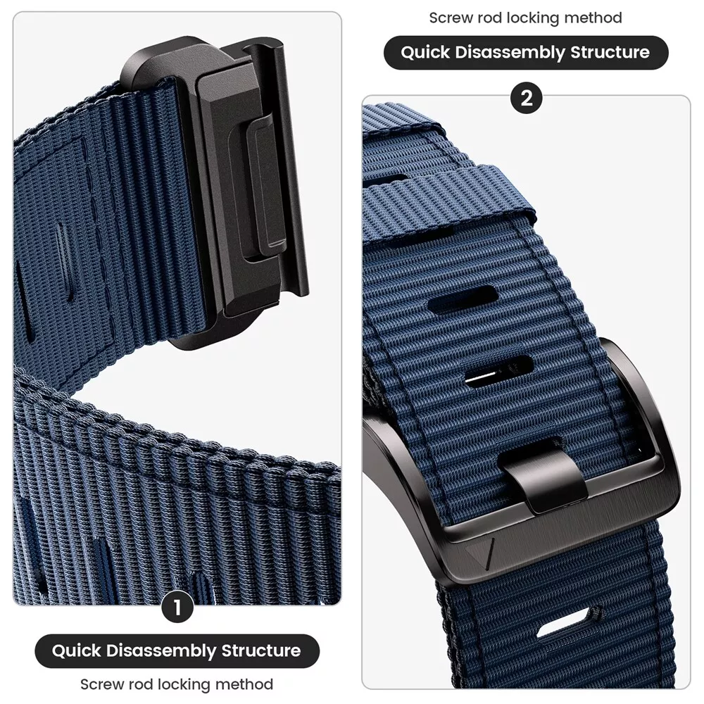 Rivaro pleciony nylonowy pasek taktyczny do serii Garmin Fenix 5-8