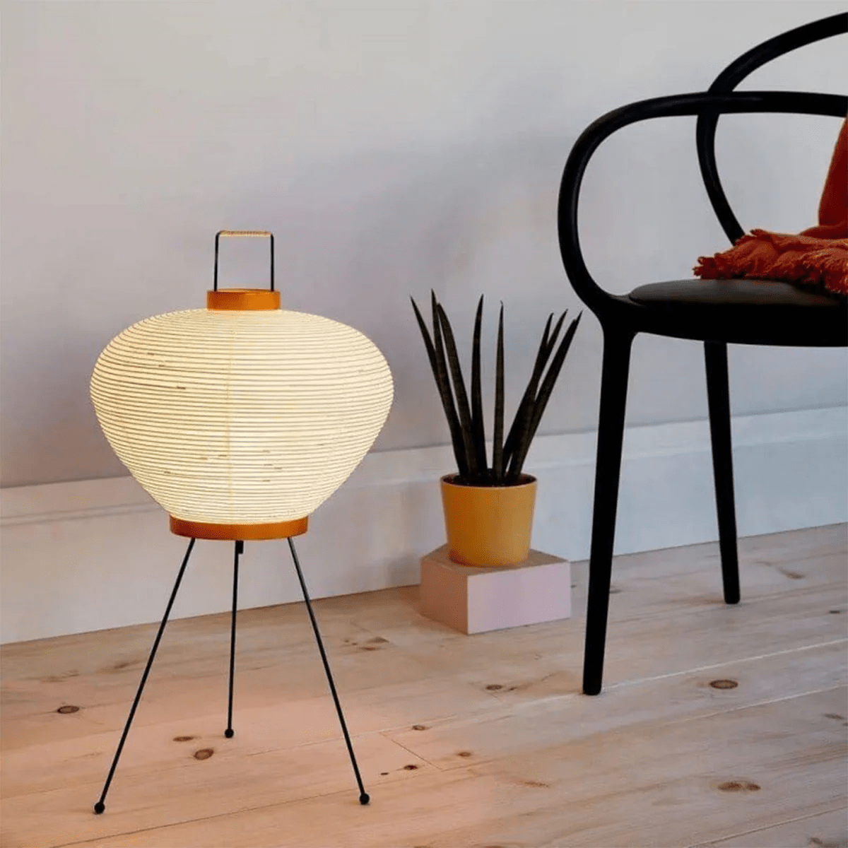Shiori Glow Handmade Mulberry Paper Table Lamp Inspired By Japanese Lanterns