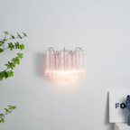 Aurora wandlamp Tronchi glazen buis gelaagd amber modern | Fioriscas