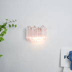 Aurora wandlamp Tronchi glazen buis gelaagd amber modern | Fioriscas