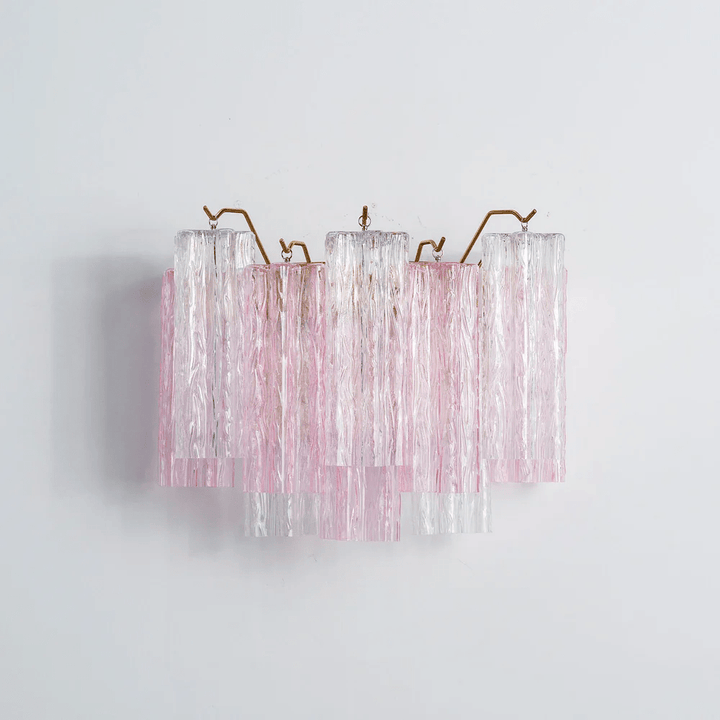 Aurora wandlamp Tronchi glazen buis gelaagd amber modern | Fioriscas