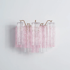 Aurora wandlamp Tronchi glazen buis gelaagd amber modern | Fioriscas