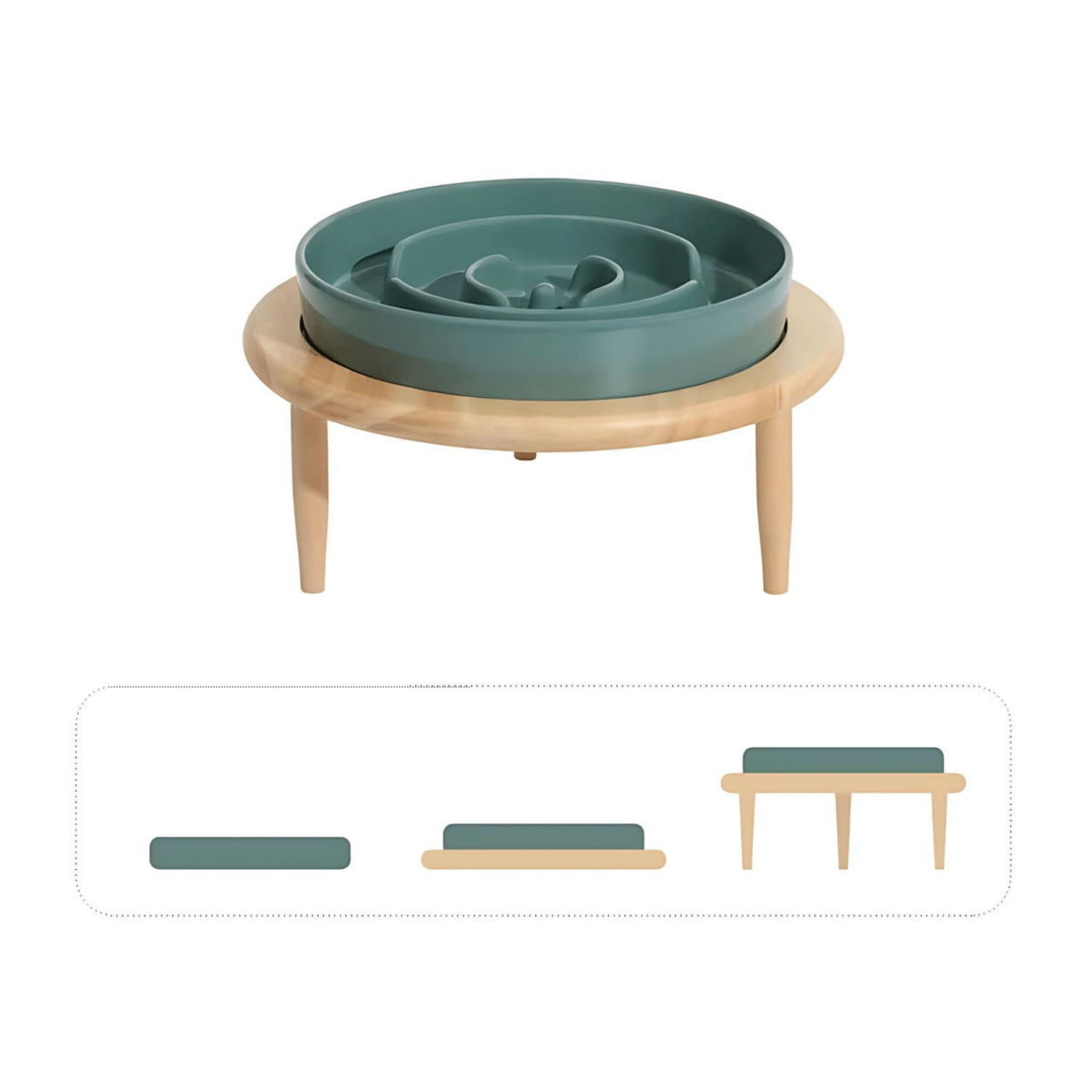 Comedouro lento premium para cães e gatos - Fioriscas