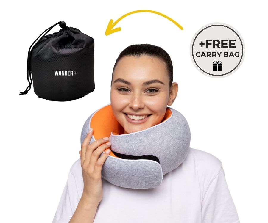 Memory Foam Travel Neck Pillow | Fioriscas