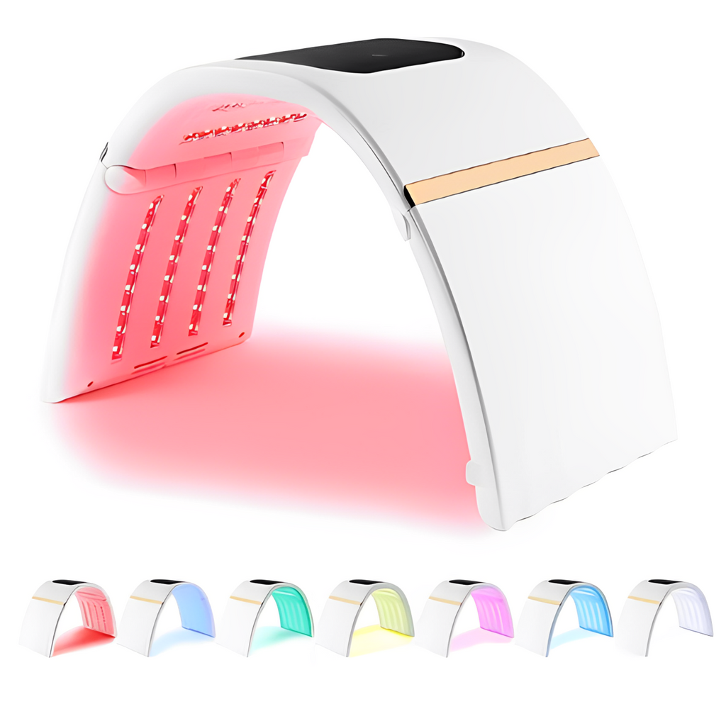 Dispositivo facciale a luce LED a sette colori Aurelle per uso domestico