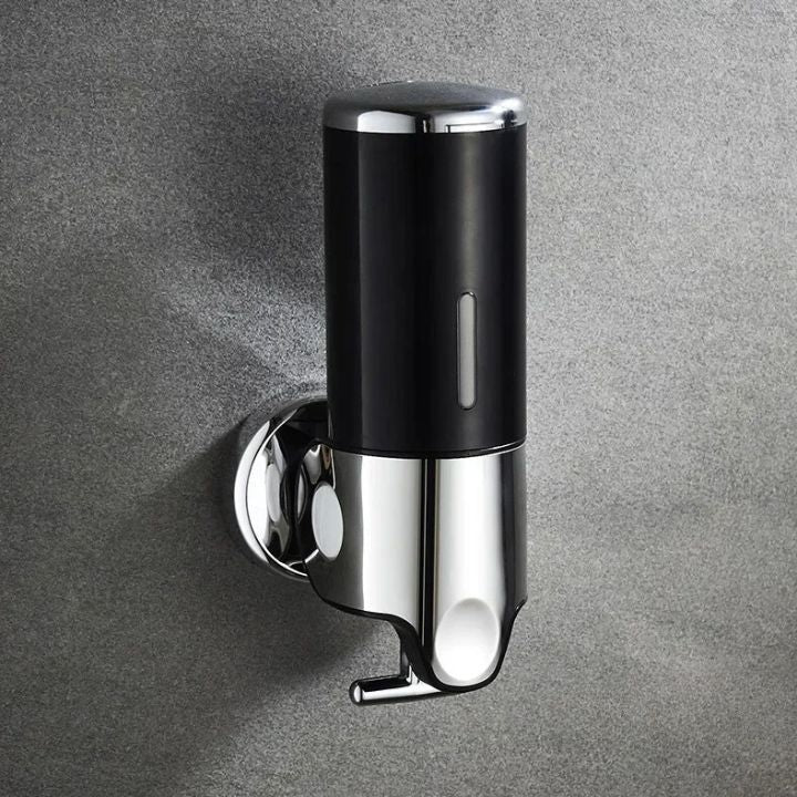 Wall Mounted Soap Dispenser | SudsStation Bathroom Organizer | Stainless Steel & ABS | 16.9 fl oz | Set of 1–3