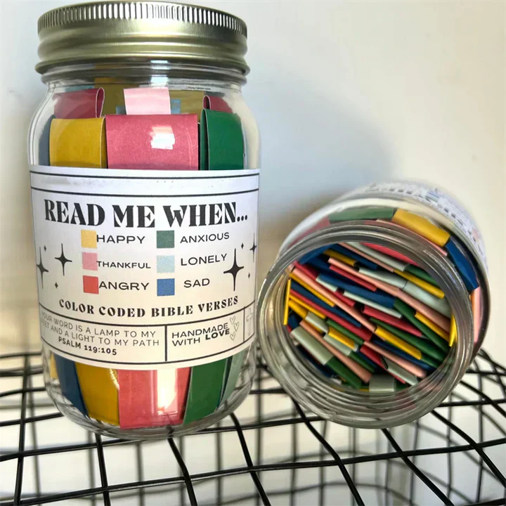 Daily Scripture Verse Jar For Reflection, Prayer, And Everyday Renewal
