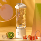 Frullatore portatile per smoothie con batteria da 4000 mAh e capacità di 600 ml - Fioriscas