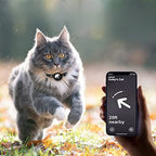 Collier pour chat avec support de traceur GPS, réfléchissant et à ouverture rapide
