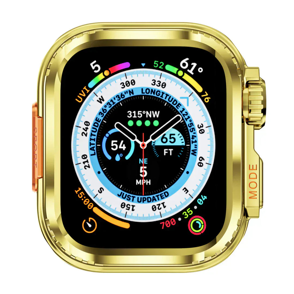 Apple Watch-etui i aluminium, AeroGuard robust beskyttelsesskal