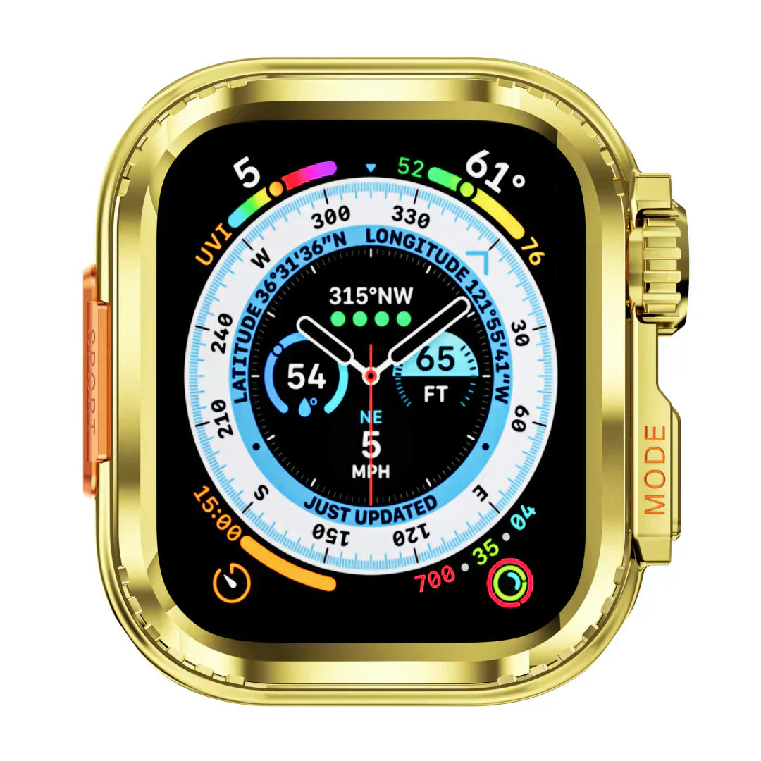 Apple Watch-etui i aluminium, AeroGuard robust beskyttelsesskal