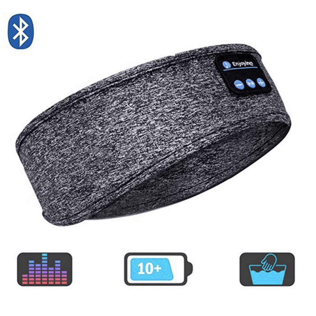 3-in-1 sleep mask with integrated Bluetooth headphones - Fioriscas