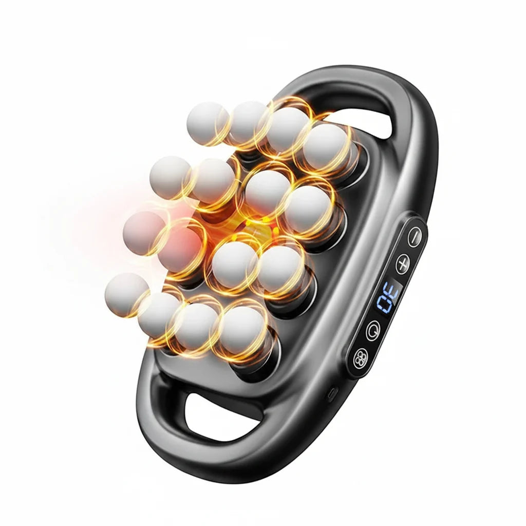 Dispositivo inteligente de massagem com 16 cabeças e terapia térmica profunda | Fioriscas