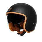 Featherweight Open-Face Motorcycle Helmet, Retro Style, DOT and ECE Certified