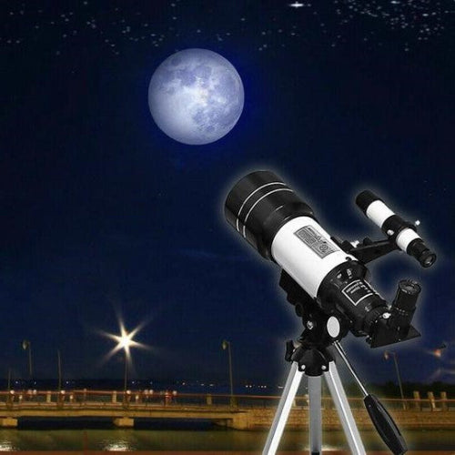 Kannettava aloittelijan kaukoputki jalustalla, Moonwatcher 70 mm, 150-kertainen zoomaus