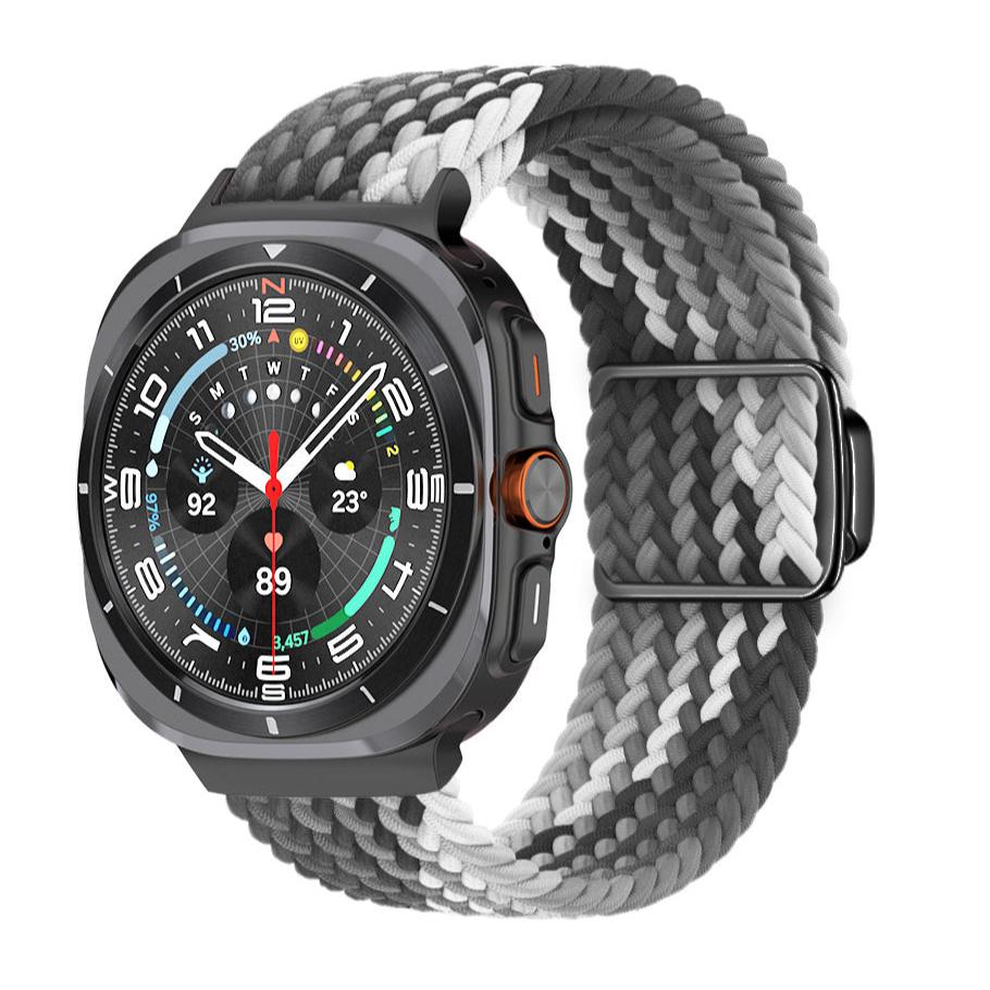 Galaxy Watch Ultra Nylon Band, Arivra Magnetic Buckle Strap
