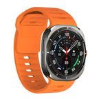 Galaxy Watch Ultra silikonearmbånd, Kirrea slank pasform med neglespænde rem