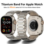 Titanium Bracelet Band For Apple Watch Ultra 1/2, Aureon Butterfly Clasp