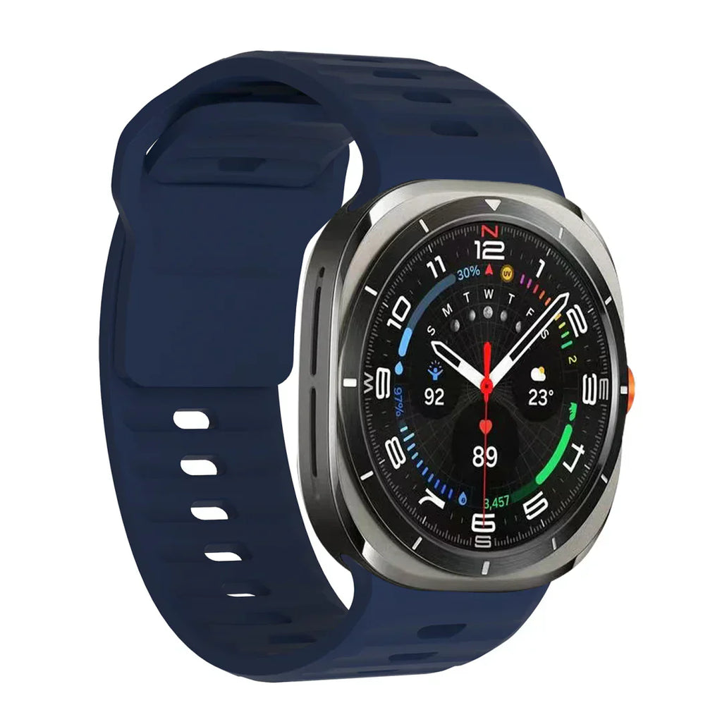 Galaxy Watch Ultra silikonearmbånd, Kirrea slank pasform med neglespænde rem