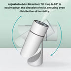 Mini humidificateur à ultrasons, rechargeable par USB avec une douce lumière LED