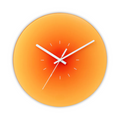 NovaLuxe-wandklok van glas, stil kwartsuurwerk, met of zonder cijfers