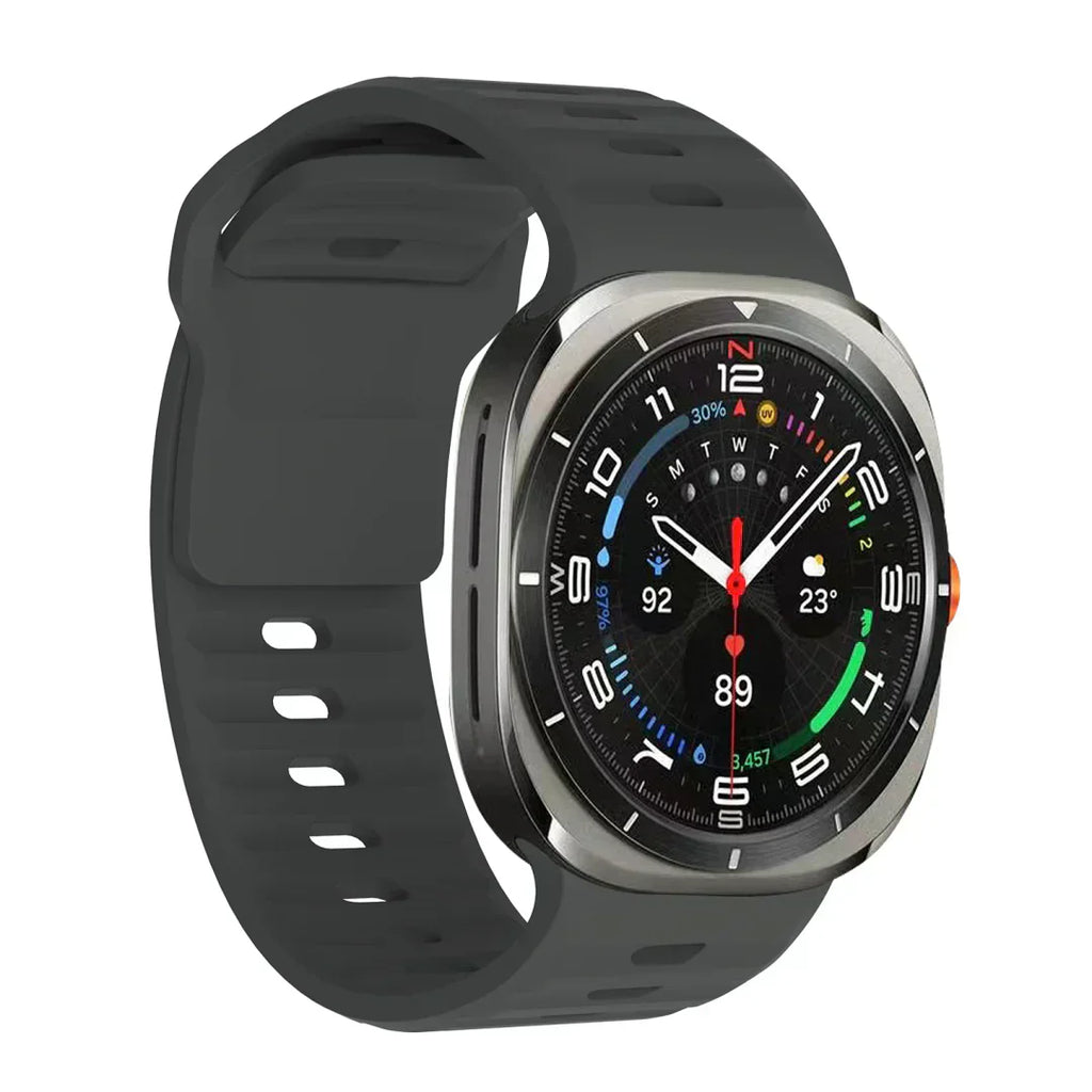 Galaxy Watch Ultra silikonearmbånd, Kirrea slank pasform med neglespænde rem
