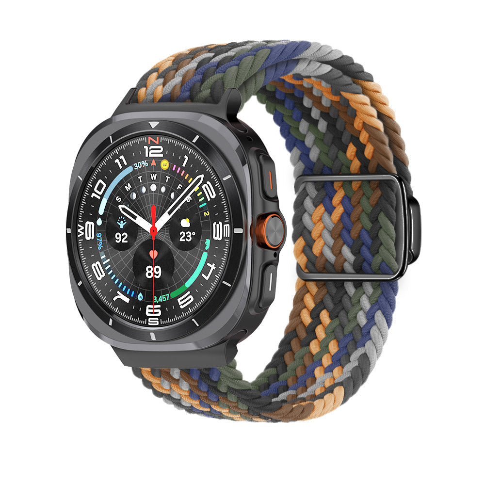 Galaxy Watch Ultra Nylon Band, Arivra Magnetic Buckle Strap
