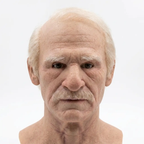Creepy Old Man Mask – Realistic Latex Halloween Mask for Adults