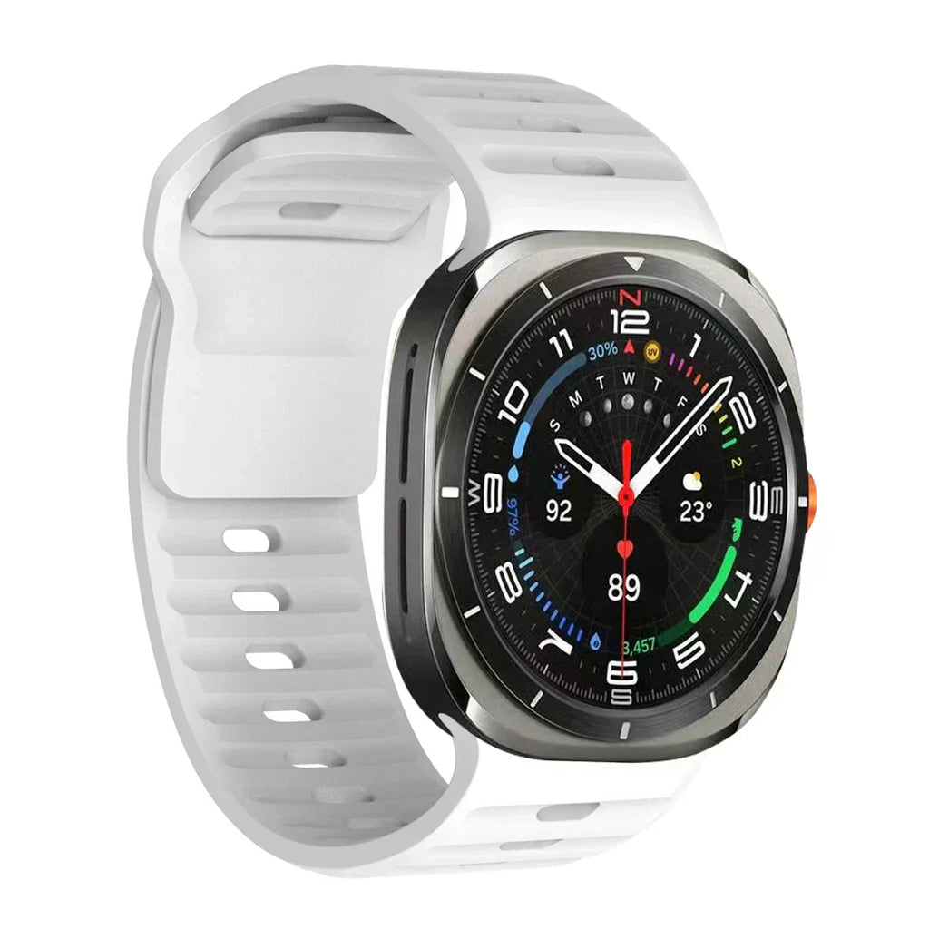 Galaxy Watch Ultra silikonearmbånd, Kirrea slank pasform med neglespænde rem