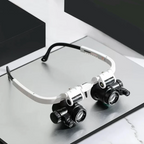 ClariVue-LED-Vergrößerungsbrille mit 8-facher bis 23-facher Vergrößerung und Helligkeitsregelung
