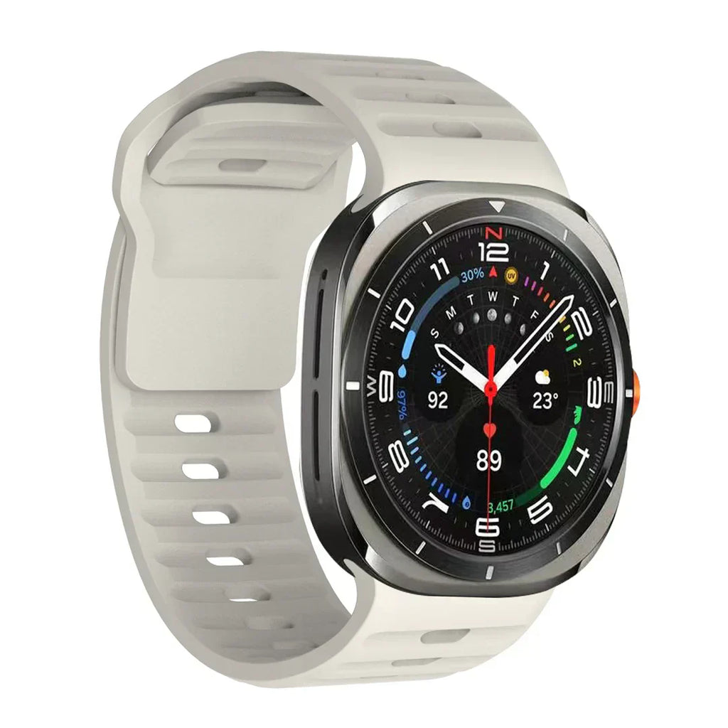 Galaxy Watch Ultra silikonearmbånd, Kirrea slank pasform med neglespænde rem