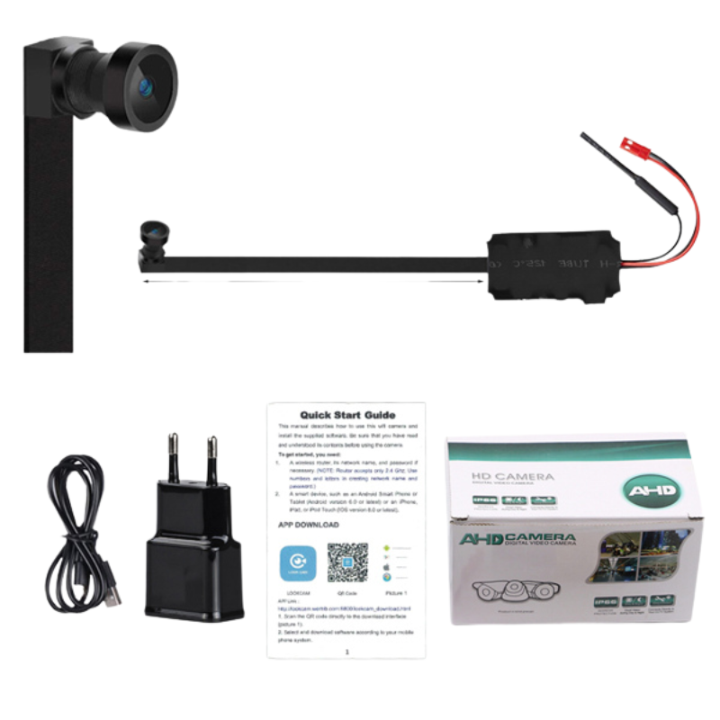 Bezpečnostní Wi‑Fi kamera AstraGuard Mini 4K pro domácnost a kancelář