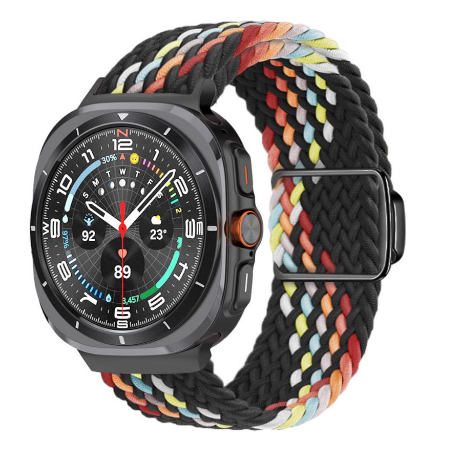 Galaxy Watch Ultra Nylon Band, Arivra Magnetic Buckle Strap