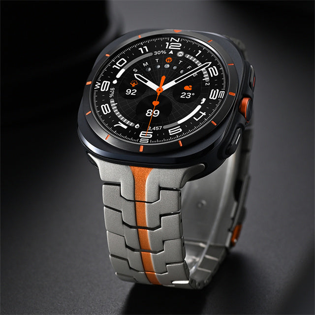 Titanen horlogeband voor Samsung Watch 7 Ultra, Averon vouwsluiting