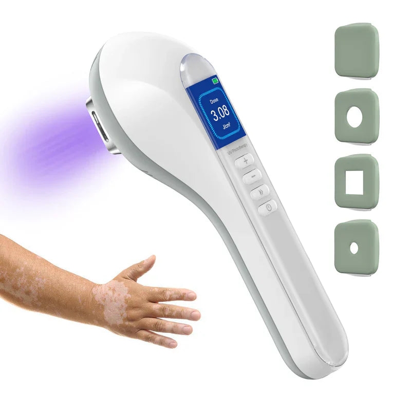 308nm UVB Phototherapy Lamp With Three Interchangeable Lampshades