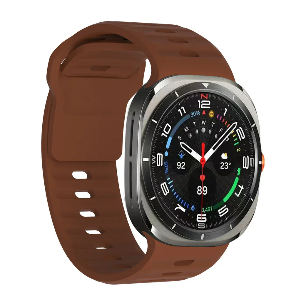 Galaxy Watch Ultra silikonearmbånd, Kirrea slank pasform med neglespænde rem