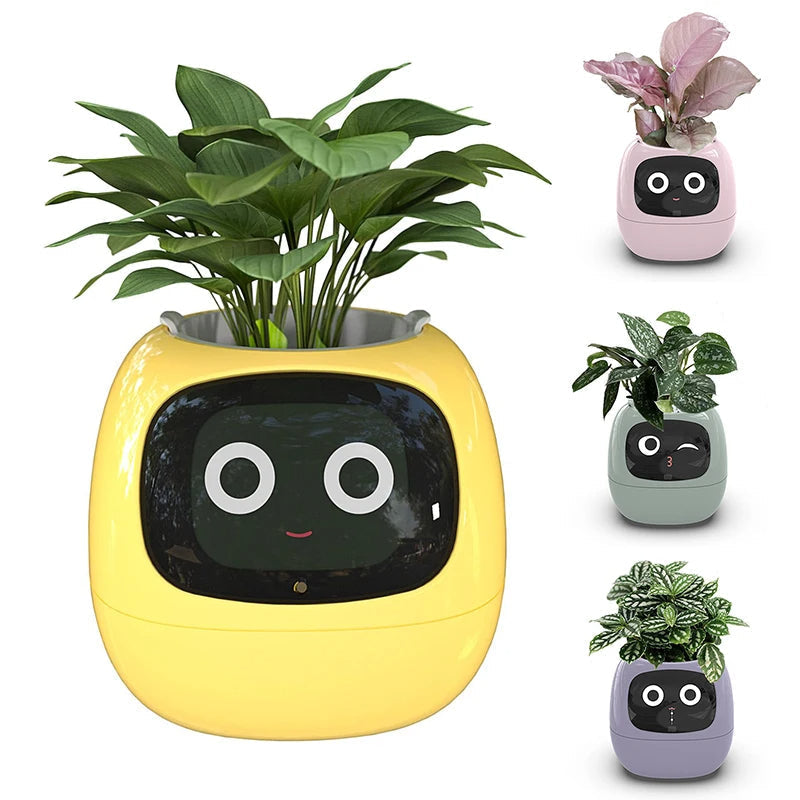 リビングルームの植物ケア向け 7つのセンサー搭載AIスマートプランター | Fioriscas
