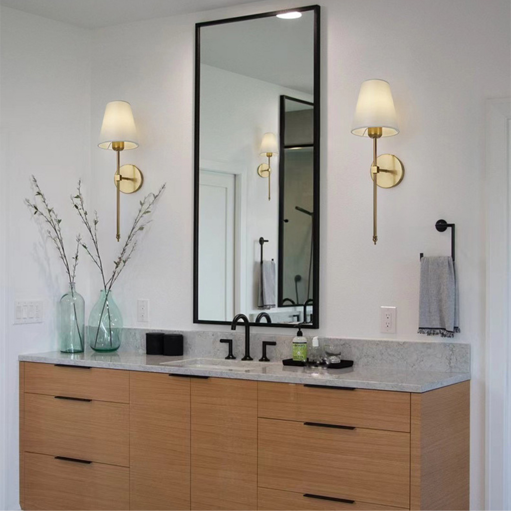 NovaGlow Dimmable LED Wall Sconces, Cordless 2-Pack