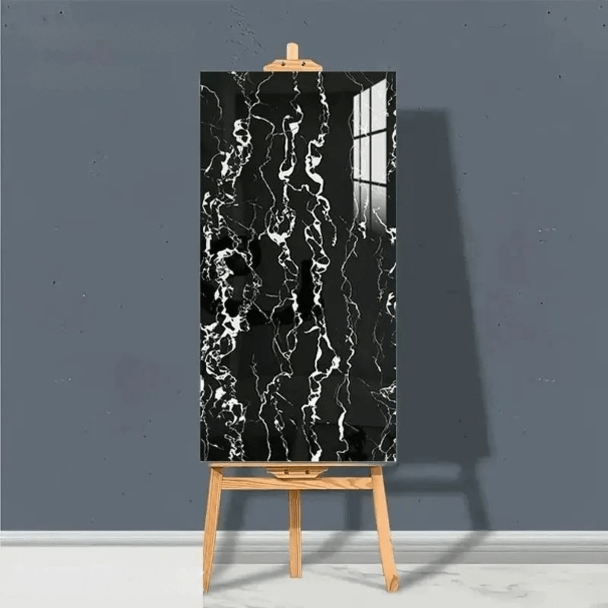 Elegant Self-Adhesive Marble PVC Floor Tiles - Fioriscas