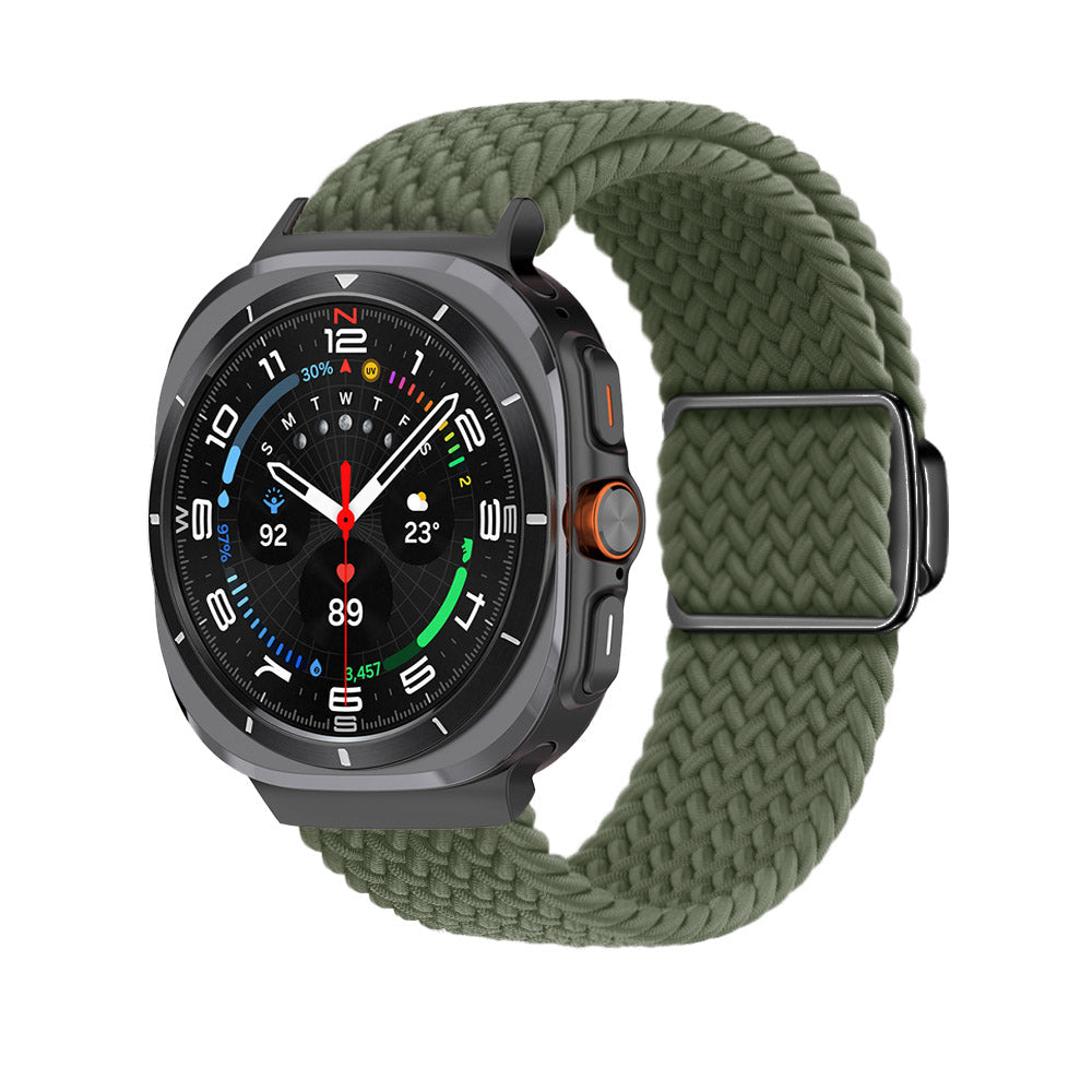 Galaxy Watch Ultra Nylon Band, Arivra Magnetic Buckle Strap