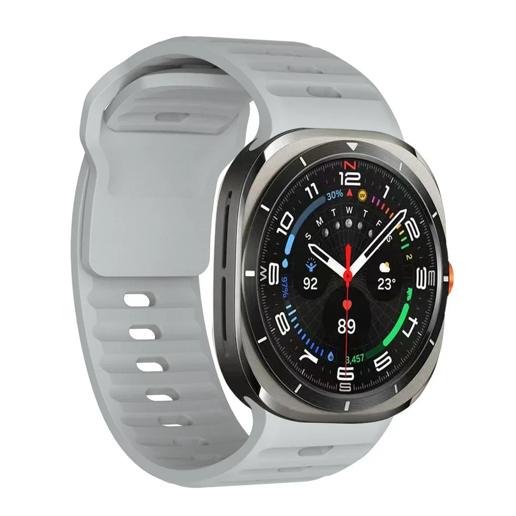 Galaxy Watch Ultra silikonearmbånd, Kirrea slank pasform med neglespænde rem