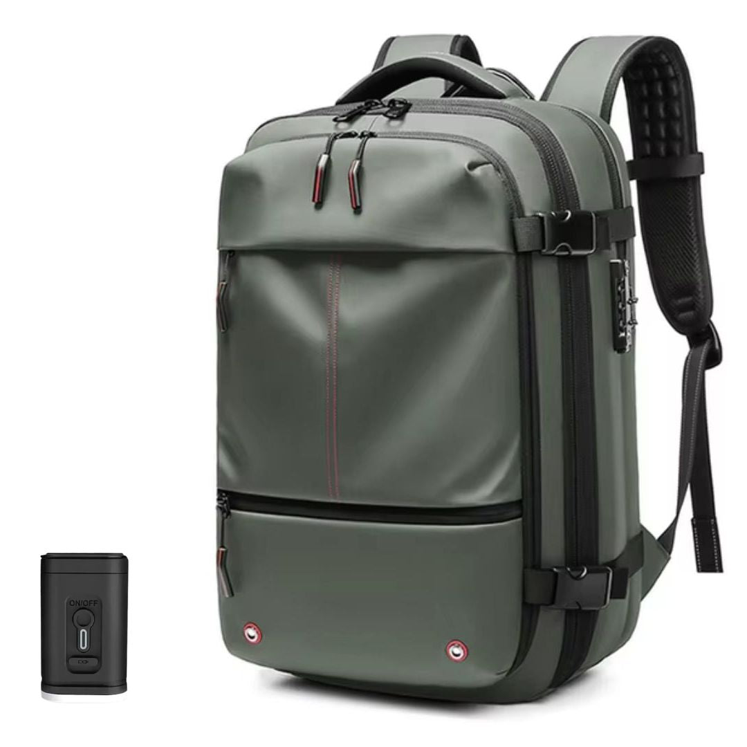 QuantaPack Vacuum-Compression Travel Backpack, Expands To 60L
