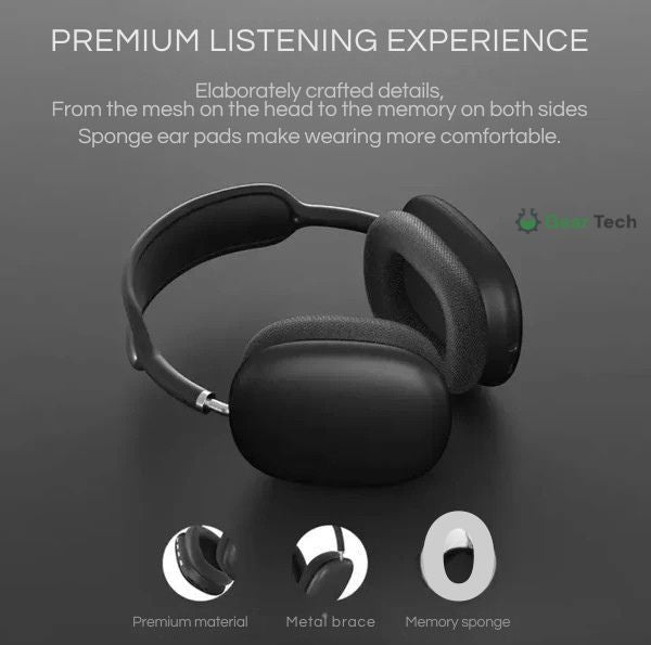 Cuffie Bluetooth over-ear con cancellazione del rumore, Solara Pro con 40 ore di autonomia