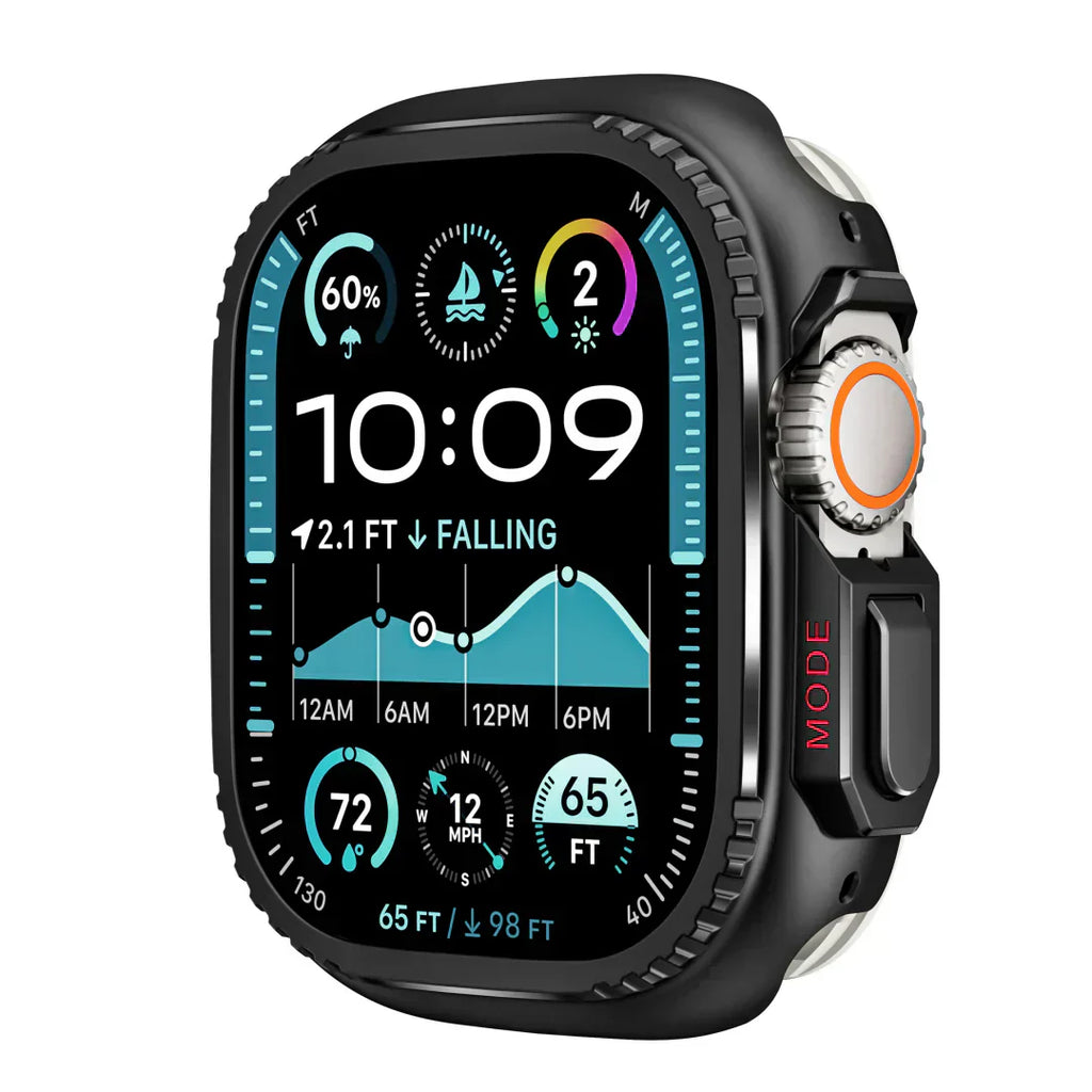 Apple Watch-etui i aluminium, AeroGuard robust beskyttelsesskal