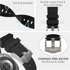 Samsung Watch Ultra szíj, Vellaro szilikon szíj titán adapterrel