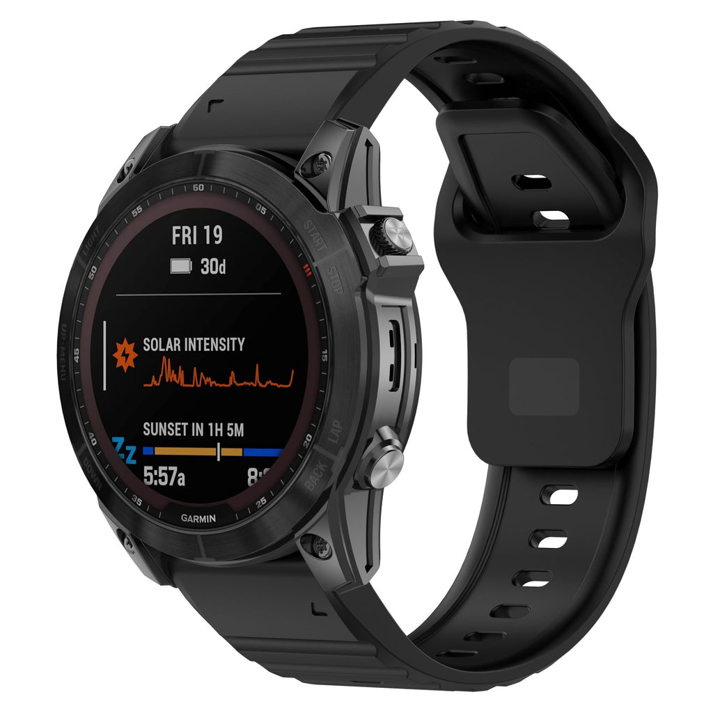 Ventro Silicone Sport Band for Garmin Fenix 8, 7X, 6X, Vented Design