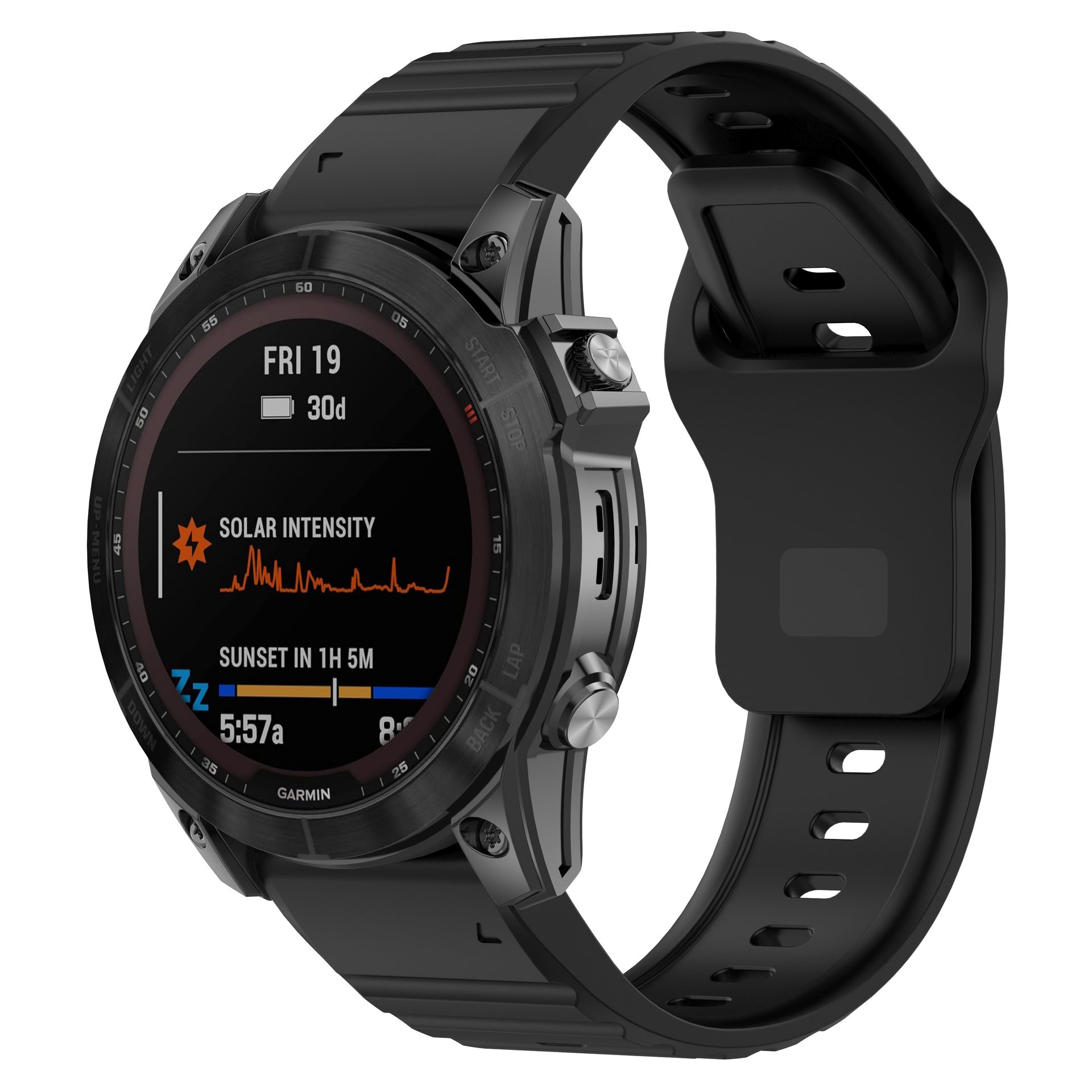 Ventro Silicone Sport Band for Garmin Fenix 8, 7X, 6X, Vented Design
