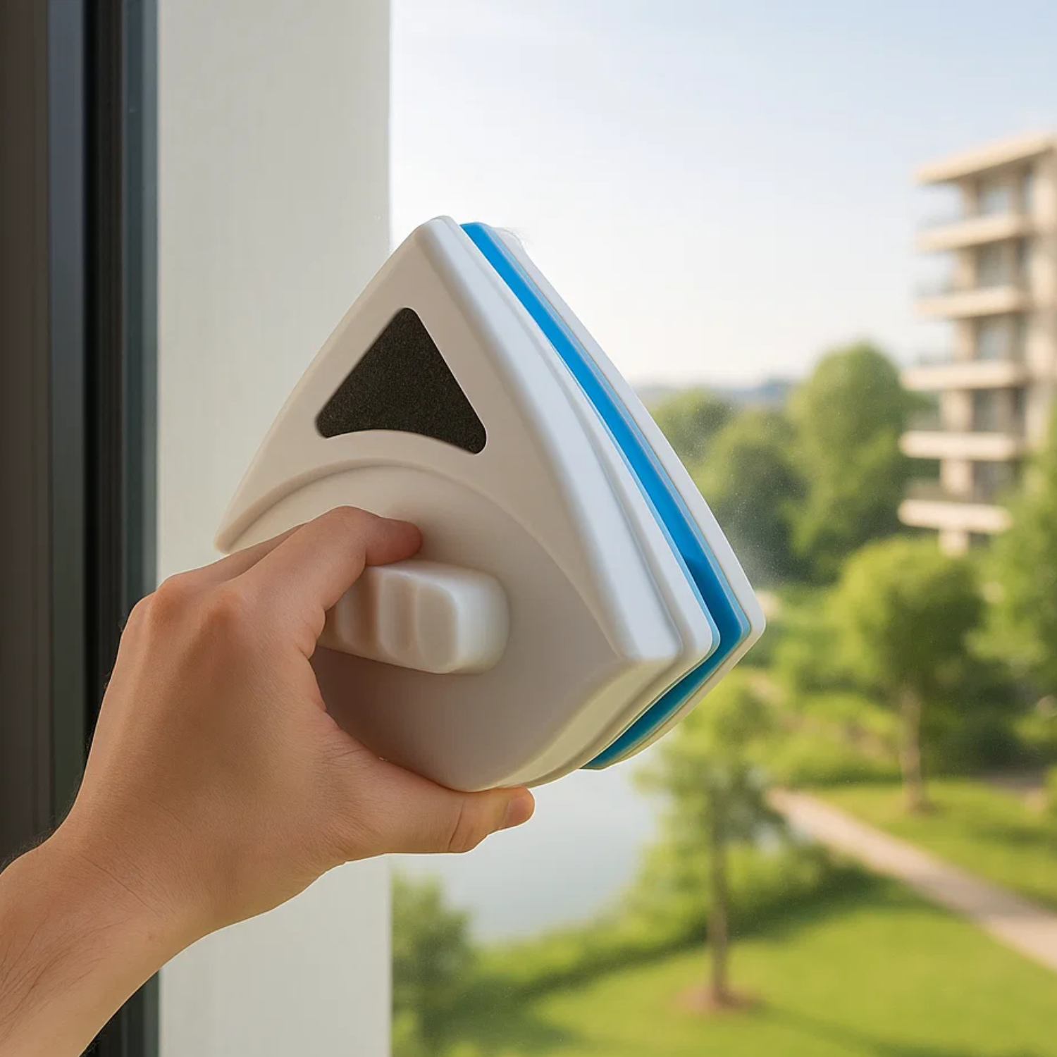 Nettoyeur de vitres magnétique double face, kit ClearMag pour vitres de 3 à 8 mm