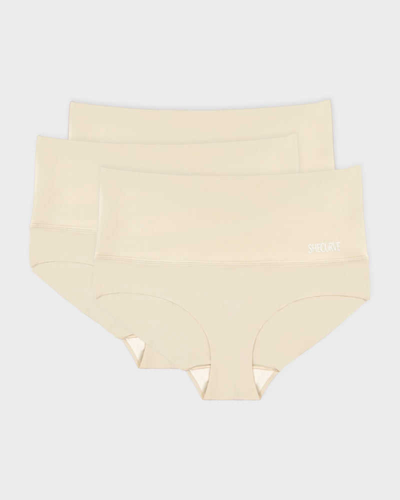 3-Pack High Waisted Tummy Control Briefs | Fioriscas